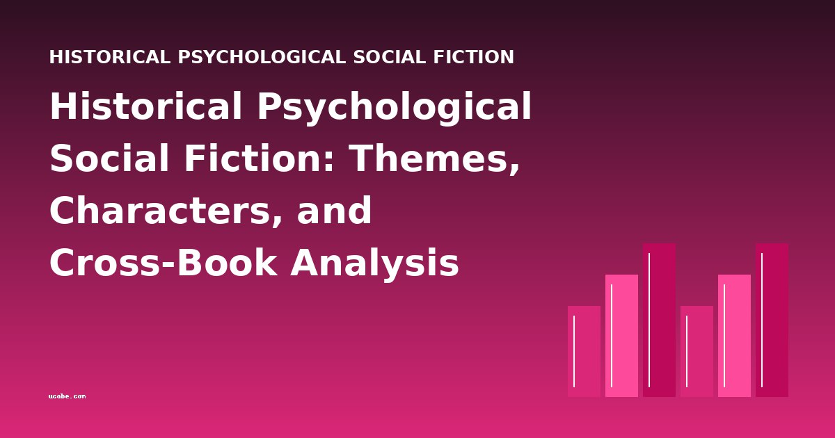 Historical Psychological Social Fiction: Themes, Characters, and Cross-Book Analysis