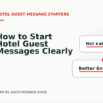 How to Start Hotel Guest Messages Clearly
