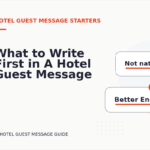 What to Write First in A Hotel Guest Message