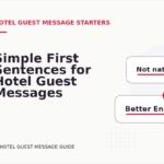 Simple First Sentences for Hotel Guest Messages