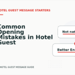 Common Opening Mistakes in Hotel Guest Messages