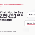 What Not to Say at the Start of a Hotel Guest Message