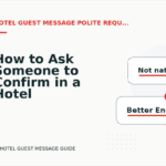 How to Ask Someone to Confirm in a Hotel Guest Message