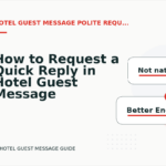 How to Request a Quick Reply in Hotel Guest Message English