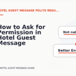 How to Ask for Permission in Hotel Guest Message English