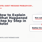 How to Explain What Happened Step by Step in Hotel Guest Message English