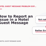 How to Report an Issue in a Hotel Guest Message