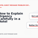 How to Explain Urgency Carefully in a Hotel Guest Message