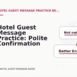 Hotel Guest Message Practice: Polite Confirmation Examples