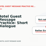 Hotel Guest Message Practice: Short Dialogue Examples