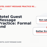 Hotel Guest Message Practice: Formal and Friendly Versions