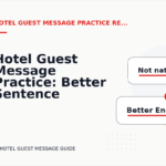 Hotel Guest Message Practice: Better Sentence Choices