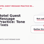 Hotel Guest Message Practice: Tone Fixes for Real Situations